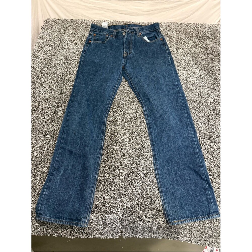 Levi's 501 Classic Fit Men's Jeans - Dark Blue 29x30